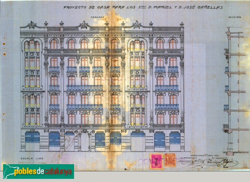Barcelona - Enric Granados, 118 / París, 198 - Arxiu Municipal Contemporani de Barcelona