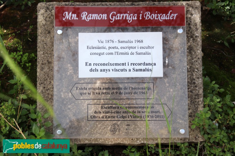 Cànoves i Samalús - Monument a Ramon Garriga Boixader