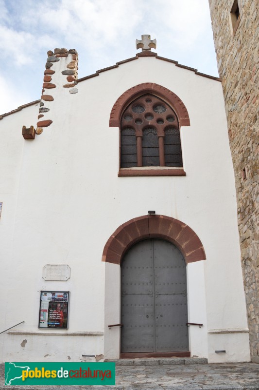 Vallromanes - Església de Sant Vicenç. Façana