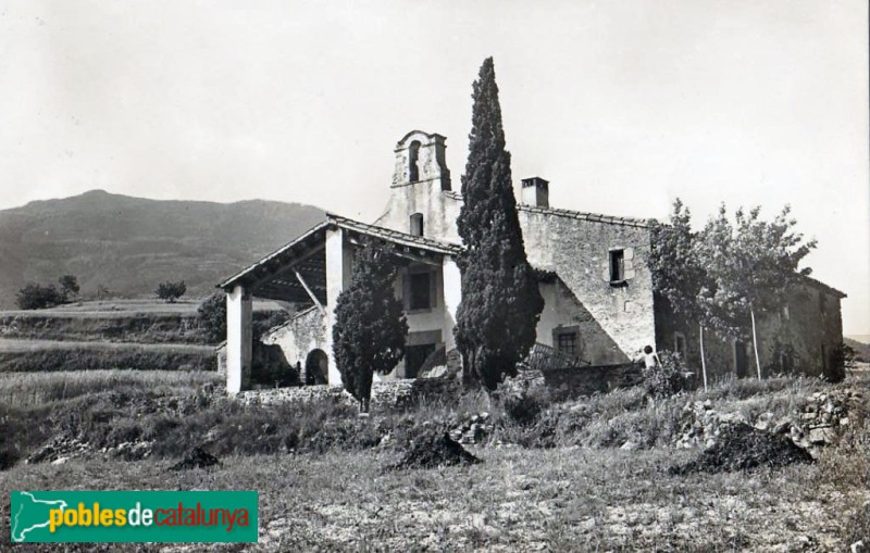 Campins - Ermita de Sant Guillem. Postal antiga