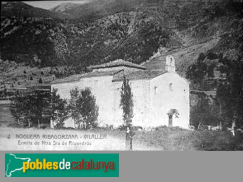 Vilaller - Santuari de la Mare de Déu de Riupedrós. Edifici original
