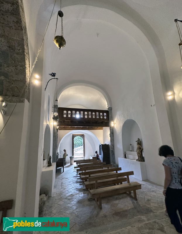 Cóll - Església de Santa Maria. Interior