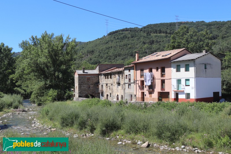 Vilaller - Barri d'Aragó, amb les cases Encoll i Reperós