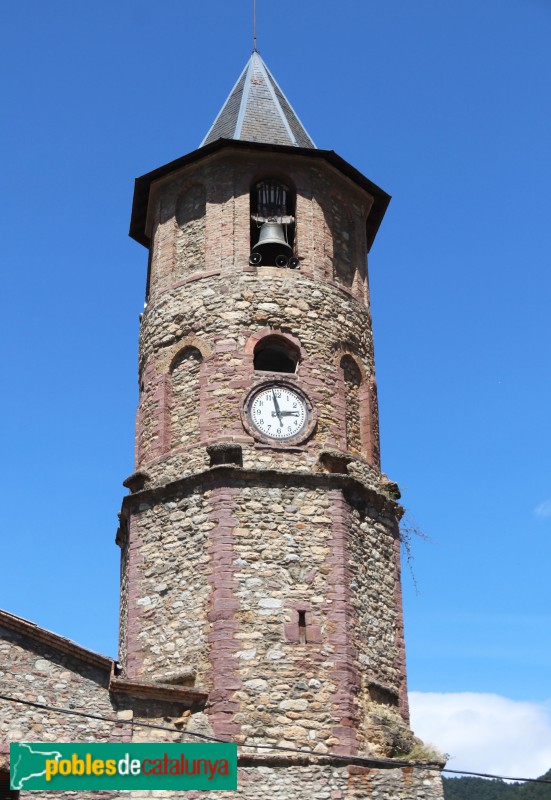 Vilaller - Església de Sant Climent. Campanar