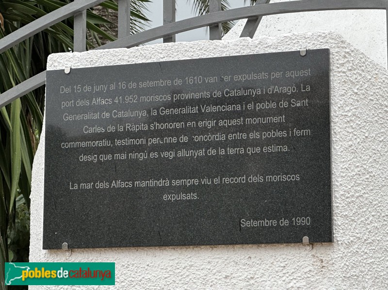 La Ràpita - Monument als moriscos exiliats
