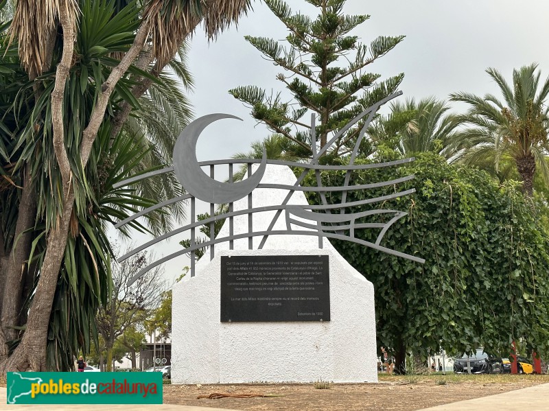 La Ràpita - Monument als moriscos exiliats