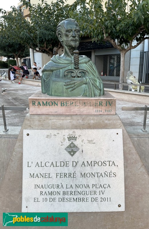 Amposta - Monument a Ramon Berenguer IV