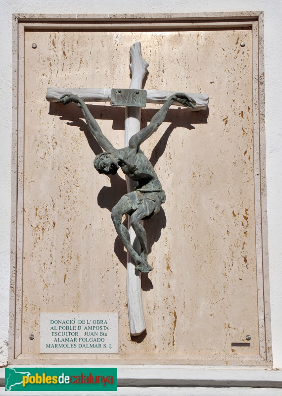 Amposta - Cementiri. Santcrist, obra de Joan B. Alamar