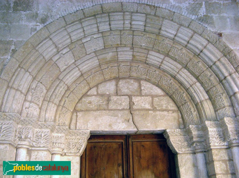 Monestir de Sant Cugat del Vallès - Porta del claustre