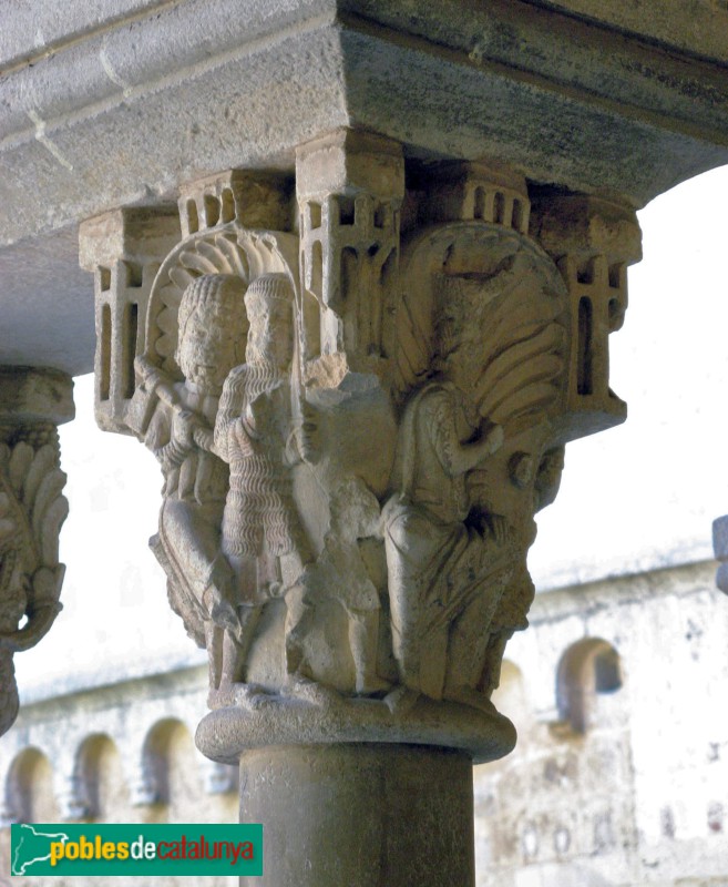 Monestir de Sant Cugat - Capitell del claustre