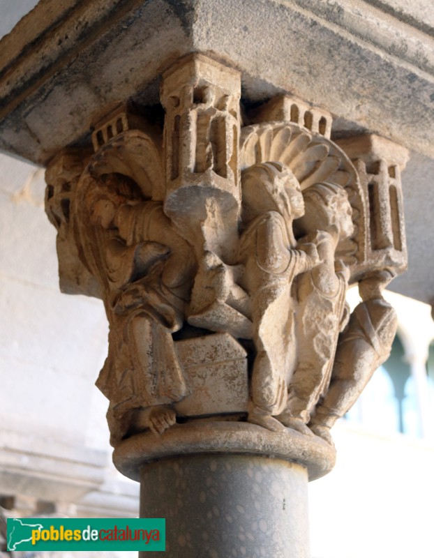 Monestir de Sant Cugat - Capitell del claustre