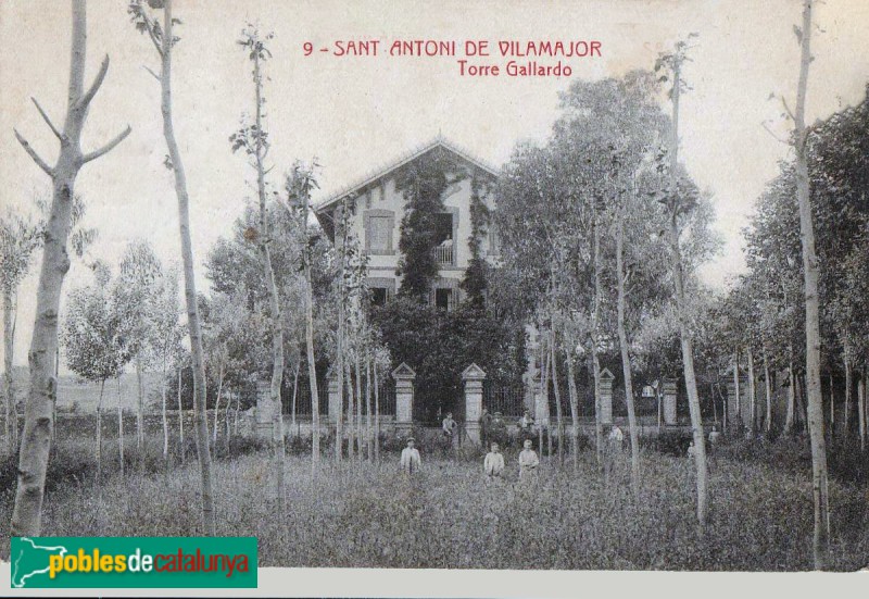 Sant Antoni de Vilamajor - La Casa Nova . Postal antiga