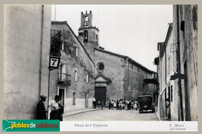Sant Antoni de Vilamajor - Església antiga de Sant Antoni Abat (desapareguda)