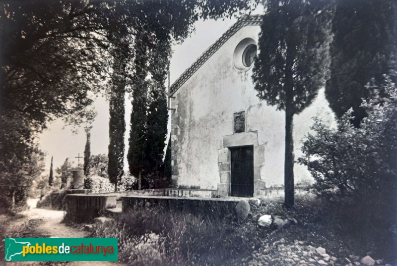 Sant Antoni de Vilamajor - Ermita de Sant Lleïr. Postal antiga