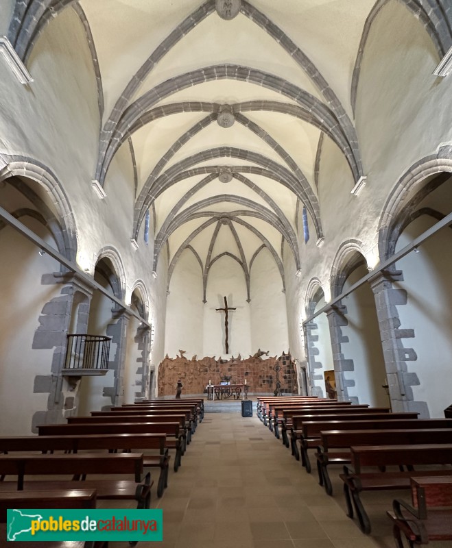 Sant Pere de Vilamajor - Església de Sant Pere. Interior