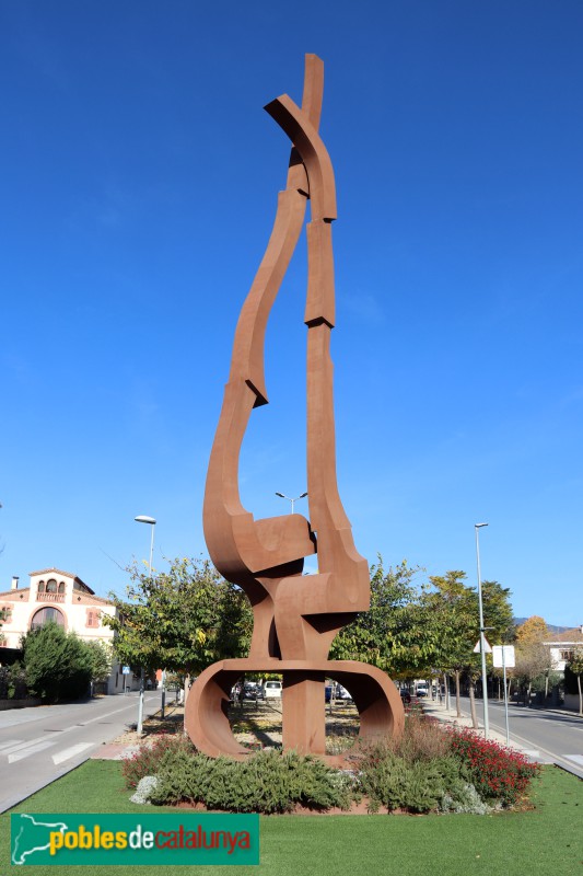 Sant Antoni de Vilamajor - Escultura <i>Flames</i>
