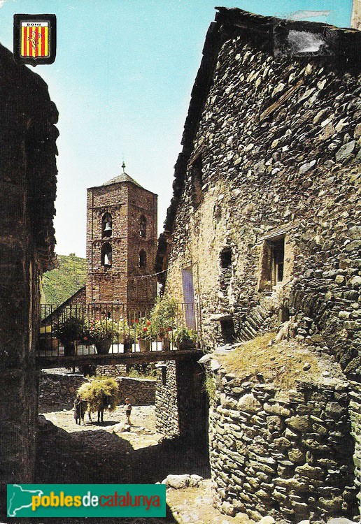 Durro - Església de la Nativitat de la Mare de Déu. Postal 1966