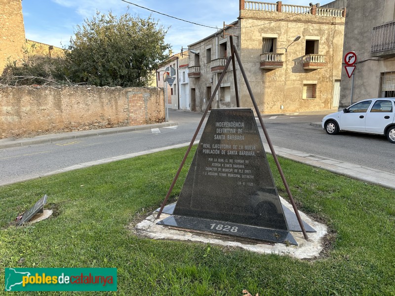 Santa Bàrbara - Monument al 175 aniversari