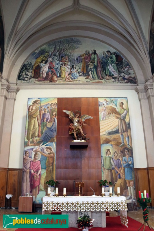 Alcanar - Església de Sant Miquel. Altar major