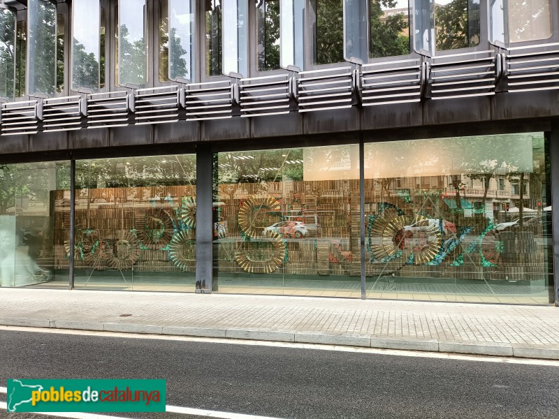 Barcelona - Mural de l'edifici Sandoz