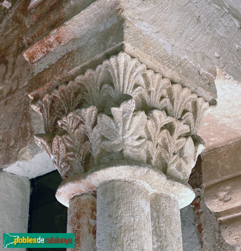 Vilafranca del Penedès - Claustre de Sant Francesc. Capitell