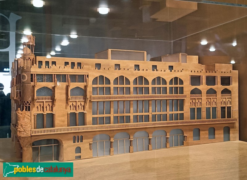 Barcelona - Ampliació Palau de la Música. Maqueta (Foto: Anna Corcoll, 2023) Barcelona - Ampliació Palau de la Música. Maqueta