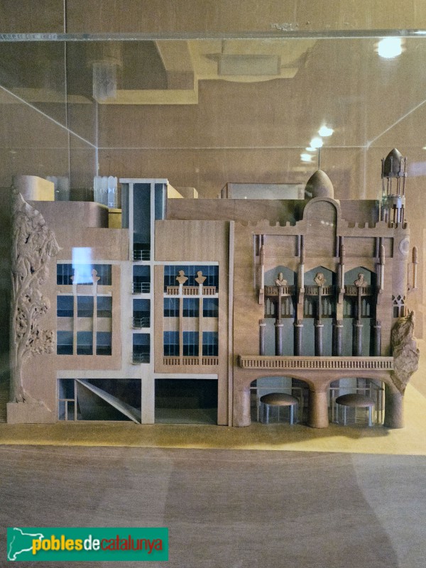 Barcelona - Ampliació Palau de la Música. Maqueta (Foto: Anna Corcoll, 2023) Barcelona - Ampliació Palau de la Música. Maqueta
