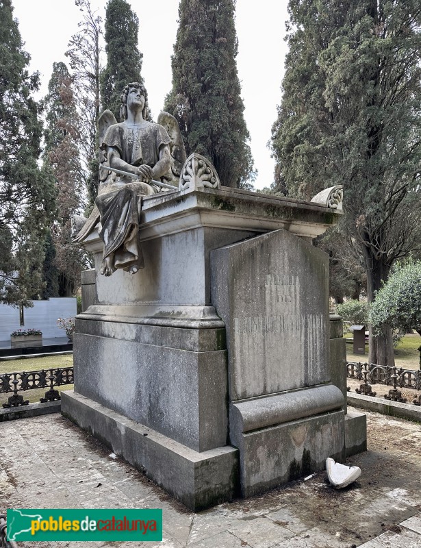 Vilafranca del Penedès - Cementiri. Panteó Josep Balaguer i Martí