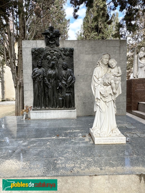 Vilafranca del Penedès - Cementiri. Panteó Tetas - Marrugat