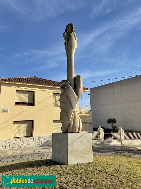 Ulldecona - Escultura al Passeig de la Generalitat