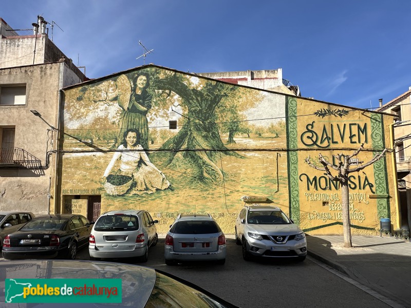 Ulldecona - Mural <i>Salvem lo Montsià</i>