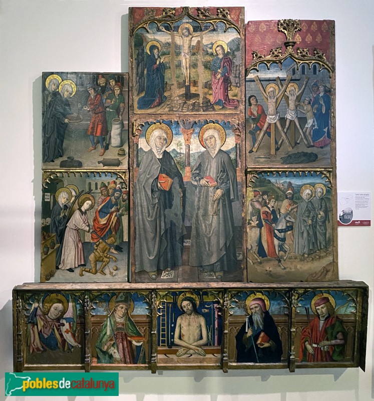 Museu Diocesà - Retaule de les Santes Justa i Rufina, procedent de Santa Justa i Santa Rufiina