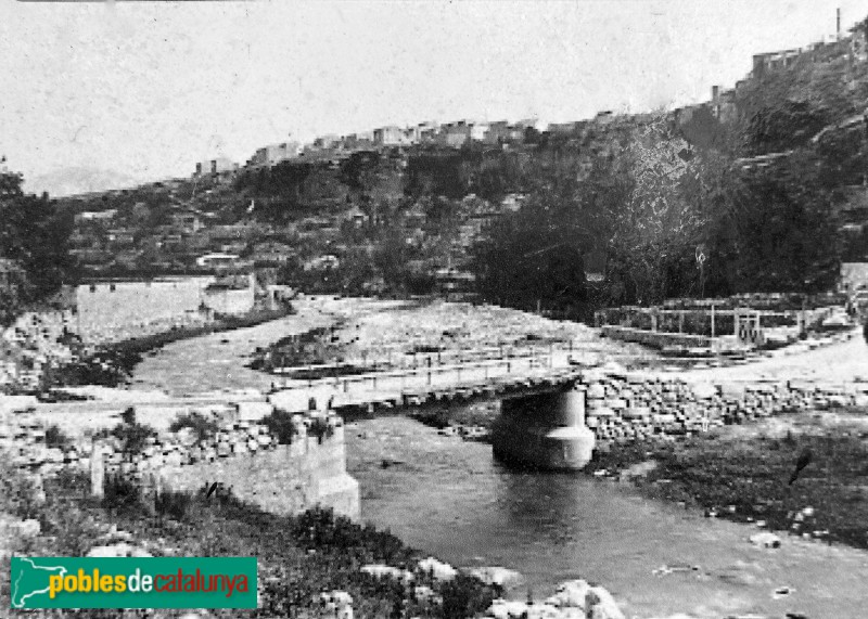 La Sénia - Pont Vell, abans de construir els arcs
