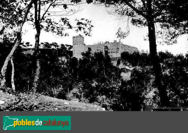 Sant Esteve de Palautordera - Castell de Montclús. postal antiga