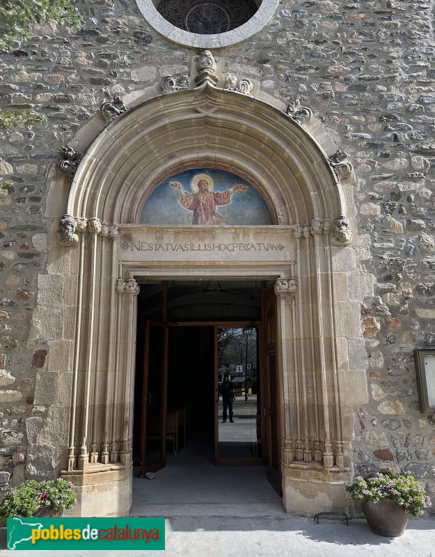 Sant Esteve de Palautordera - Església de Sant Esteve. Portada