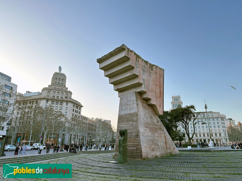 Barcelona - Monument a Macià (Foto: Albert Esteves, 2024) Barcelona - Monument a Macià