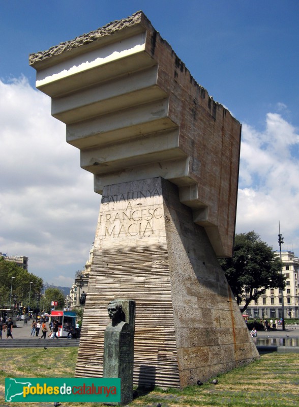 Barcelona - Monument a Macià (Foto: Albert Esteves, 2007) Barcelona - Monument a Macià
