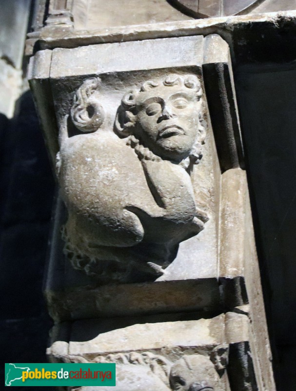 Girona - Catedral. Sepulcre d'Ermessenda de Carcassona