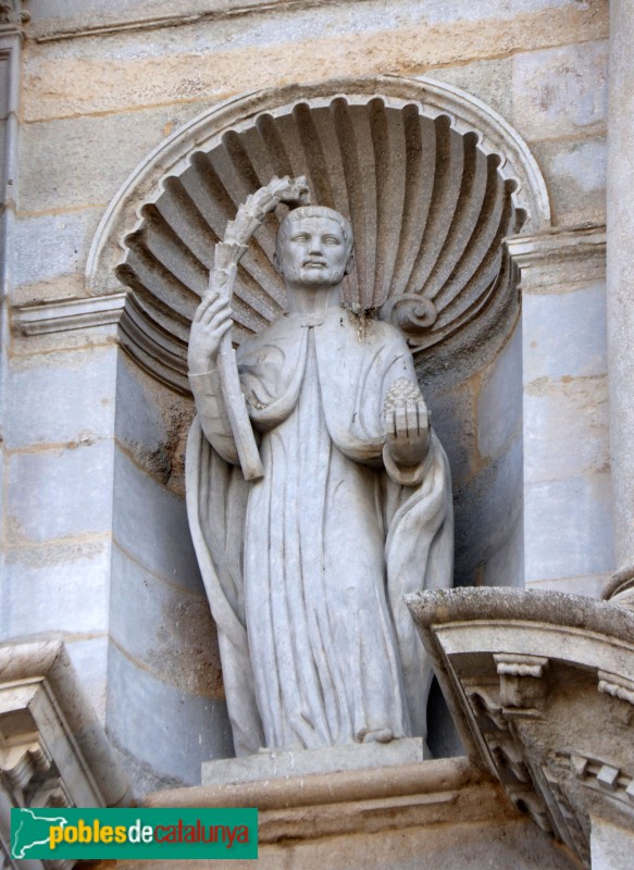 Girona - Catedral. Escultura de Sant Josep (Antoni Casamor)