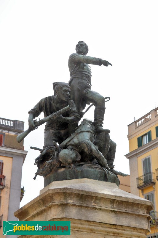 Girona - Monument als Defensors de Girona, 1808-1809