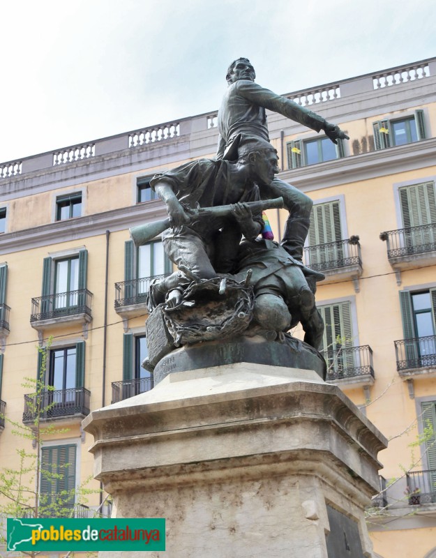 Girona - Monument als Defensors de Girona, 1808-1809
