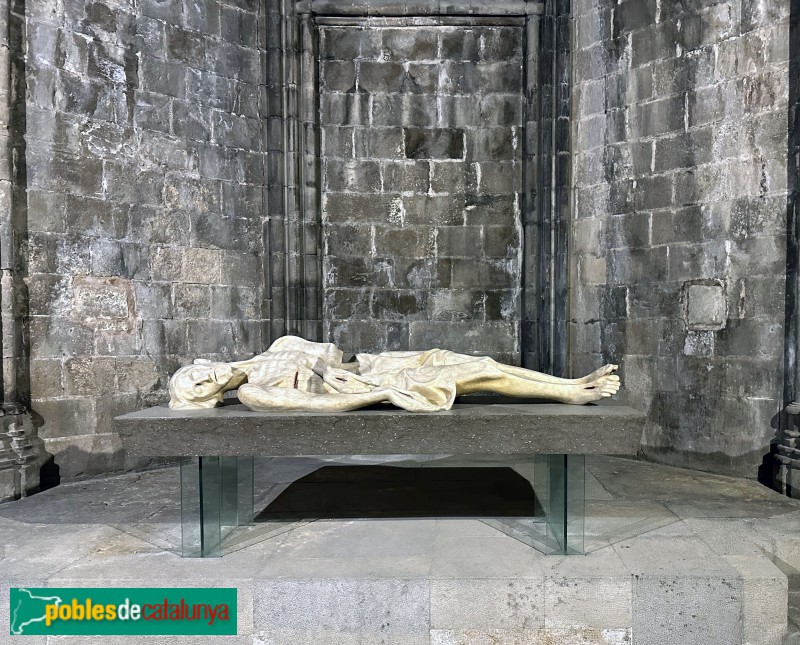 Girona - Catedral. Crist jacent