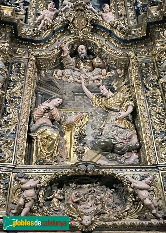 Girona - Catedral. Retaule de l'Anunciació