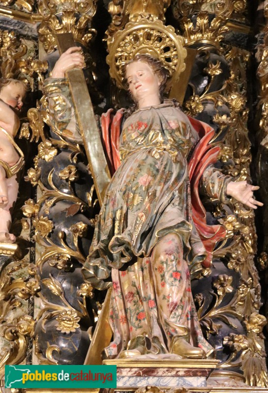 Girona - Catedral. Retaule de la Mare de Déu dels Dolors. Santa Eulàlia