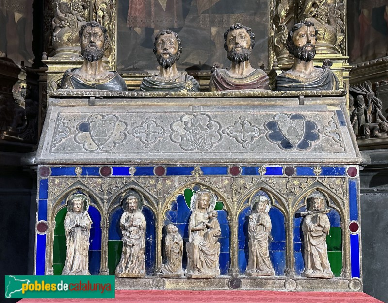 Girona - Catedral. Arqueta dels Quatre Sants Màrtirs