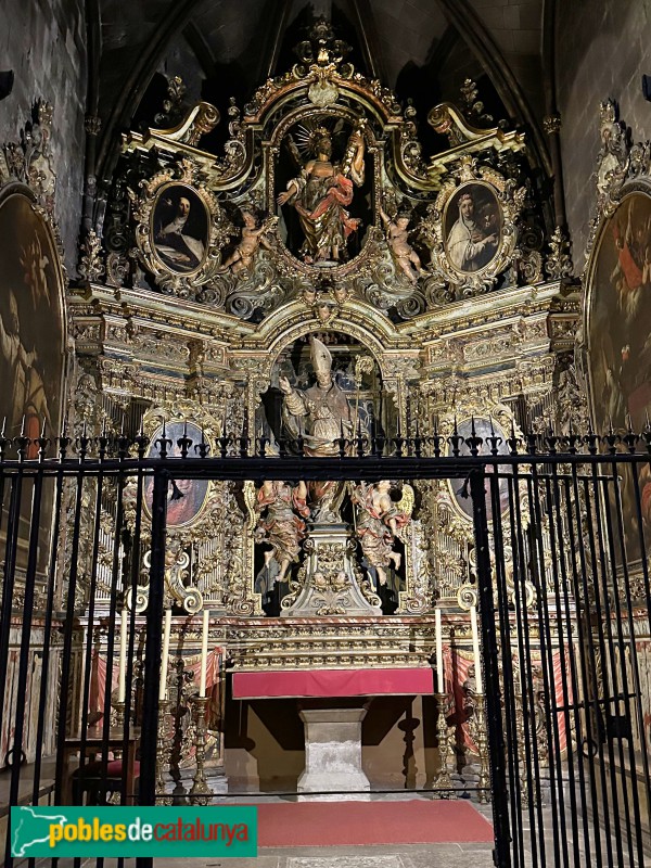 Girona - Catedral. Retaule de Sant Narcís
