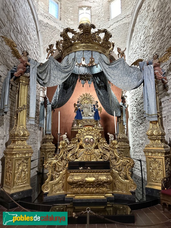 Girona - Catedral. Llit de la Mare de Déu