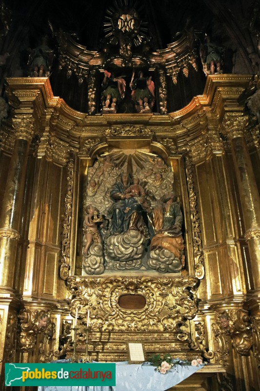 Girona - Catedral. Retaule de Santa Anna