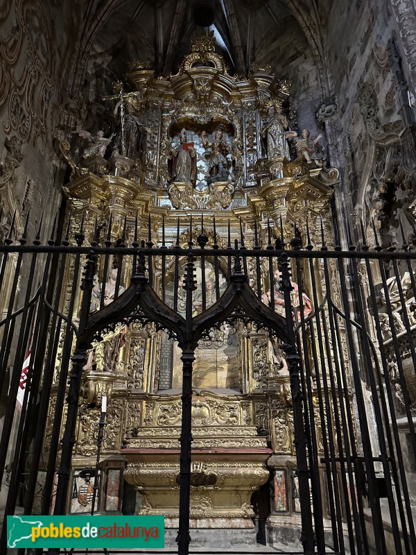 Girona - Catedral. Retaule de Sant Isidor