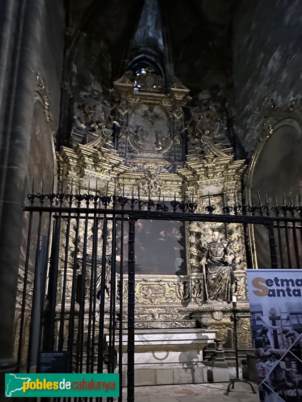 Girona - Catedral. Retaule de Sant Iu i Sant Honorat